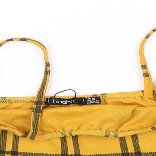 Boohoo Womens Orange   Basic Blouse Size 16