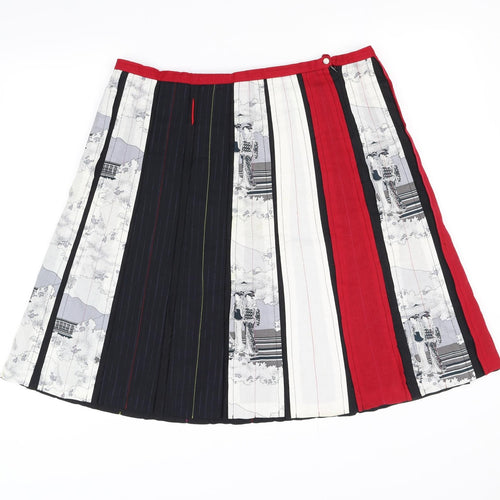 St Martins Womens Red   Flare Skirt Size XL