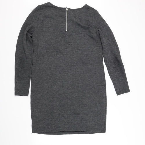 Jaqueline deYong Womens Grey   Fit & Flare  Size 12