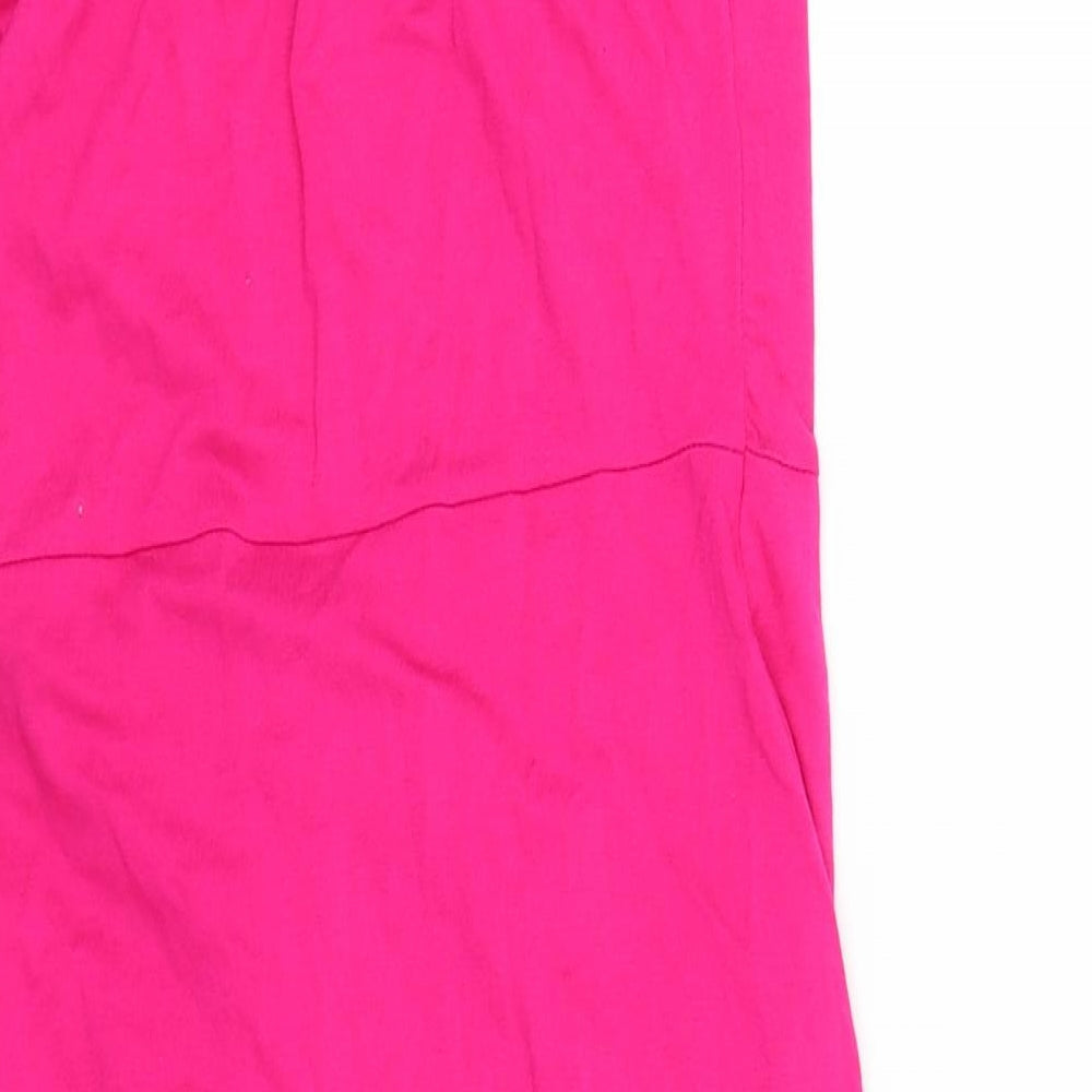 Boohoo Womens Pink   Fit & Flare  Size 8