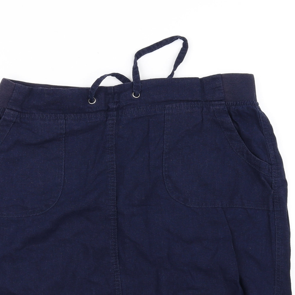 sprit Womens Blue   Flare Skirt Size 14