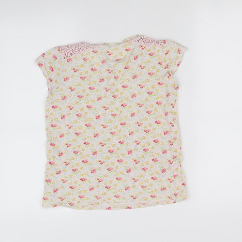 NEXT Girls White   Basic T-Shirt Size 11 Years