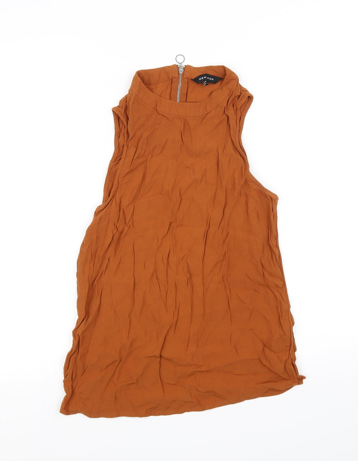 New Look Womens Orange   Fit & Flare  Size 10