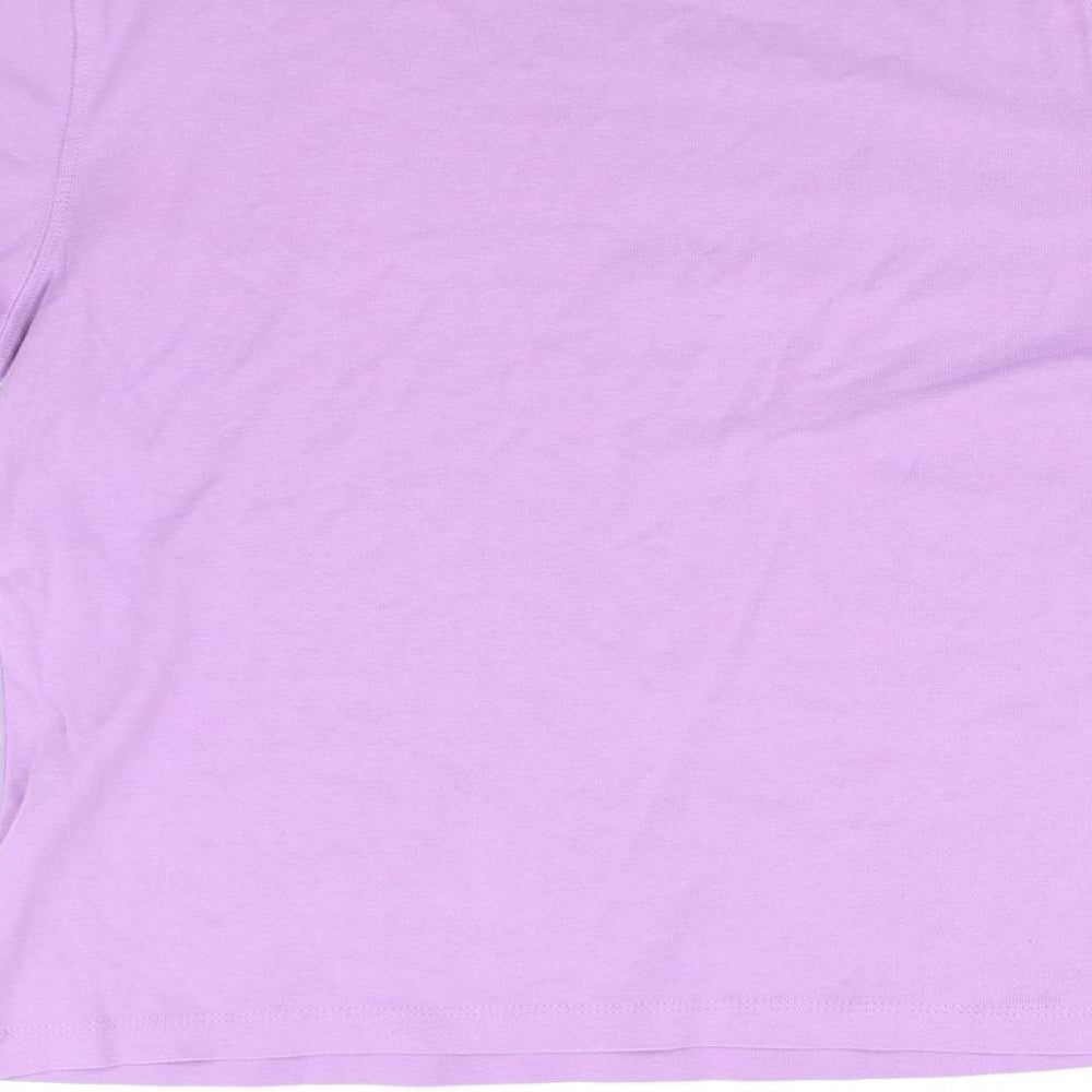 BM collection Womens Purple   Basic T-Shirt Size M