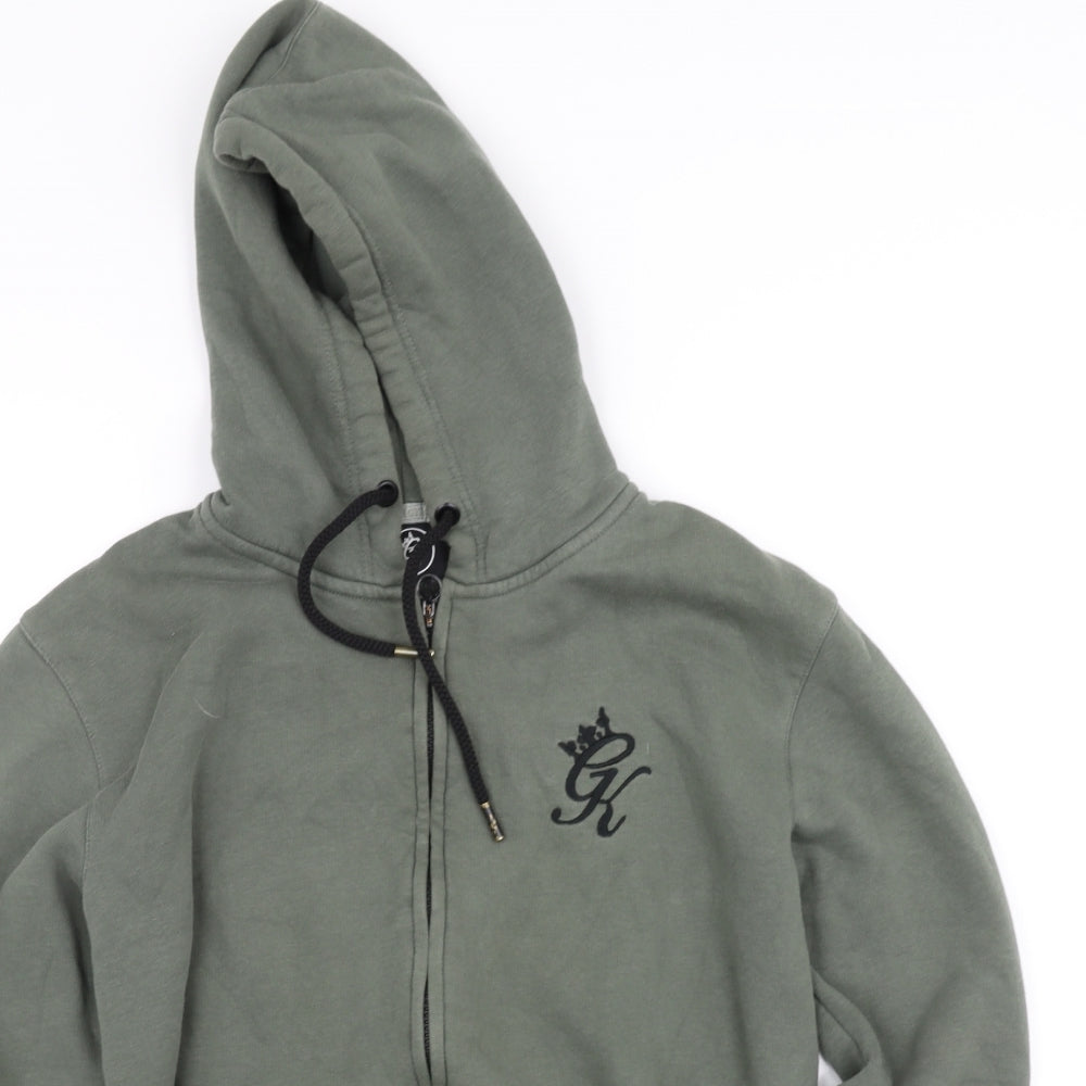 pre worn Mens Green   Full Zip Hoodie Size M