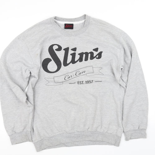 Slim Womens Grey   Pullover Jumper Size XL