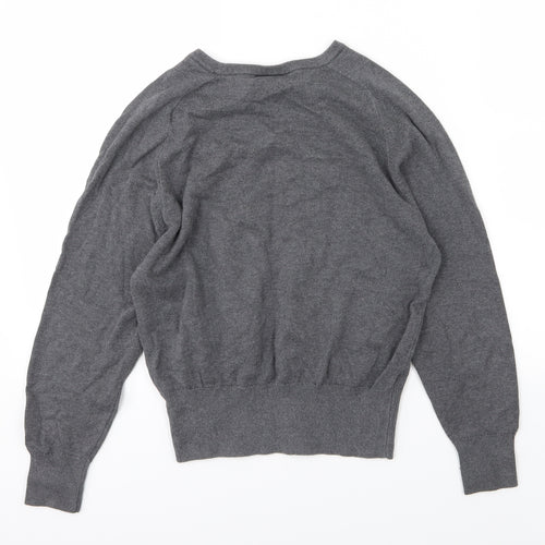 Trutex Mens Grey  Knit Pullover Jumper Size S