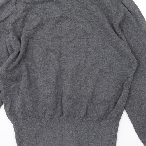 Trutex Mens Grey  Knit Pullover Jumper Size S