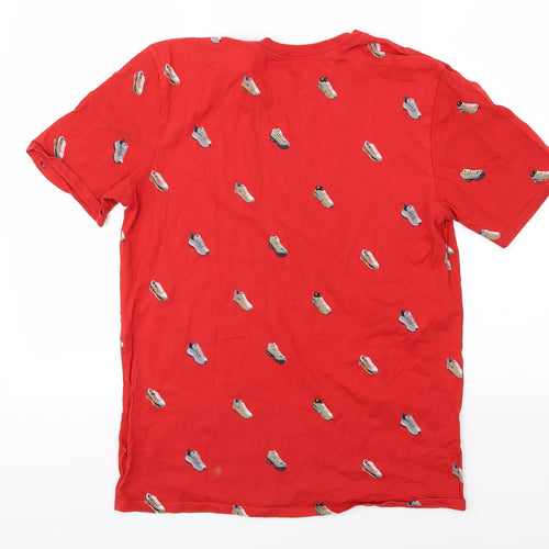 Nike Mens Red  Jersey  T-Shirt Size M  - Air