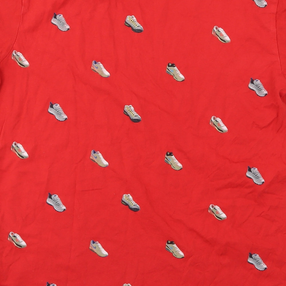 Nike Mens Red  Jersey  T-Shirt Size M  - Air