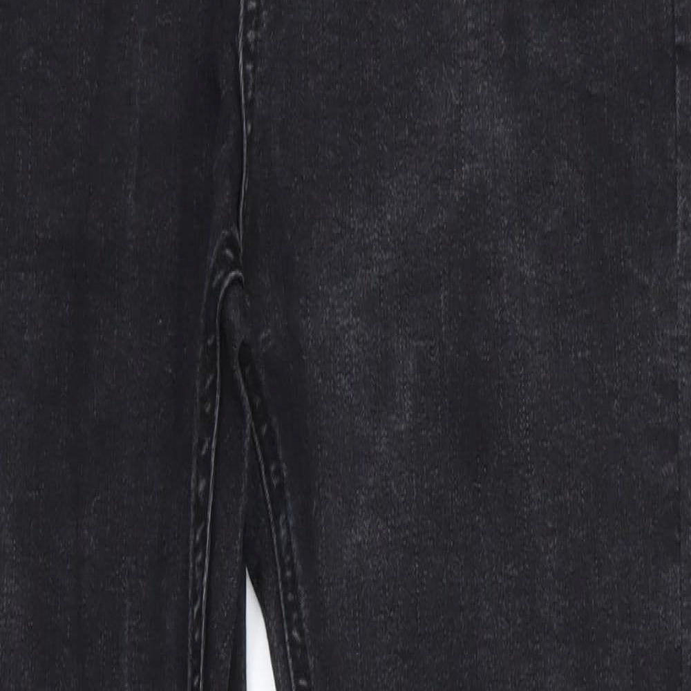 Sinners Mens Black  Denim Skinny Jeans Size 32 L28 in
