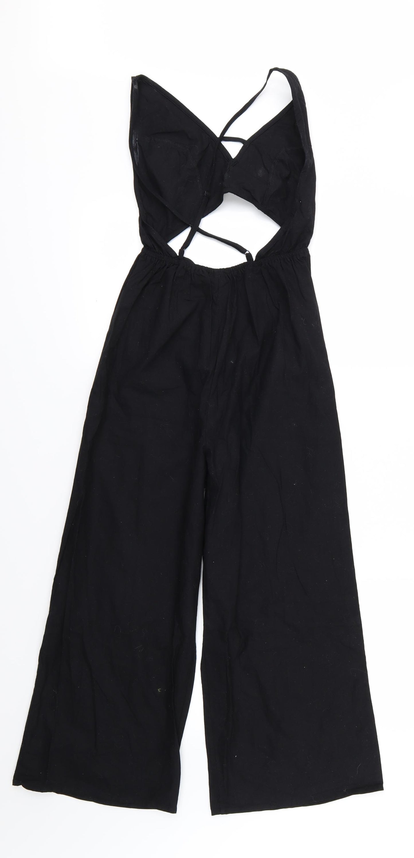 ASOS Womens Black  Woven Jumpsuit One-Piece Size 4 L22 in