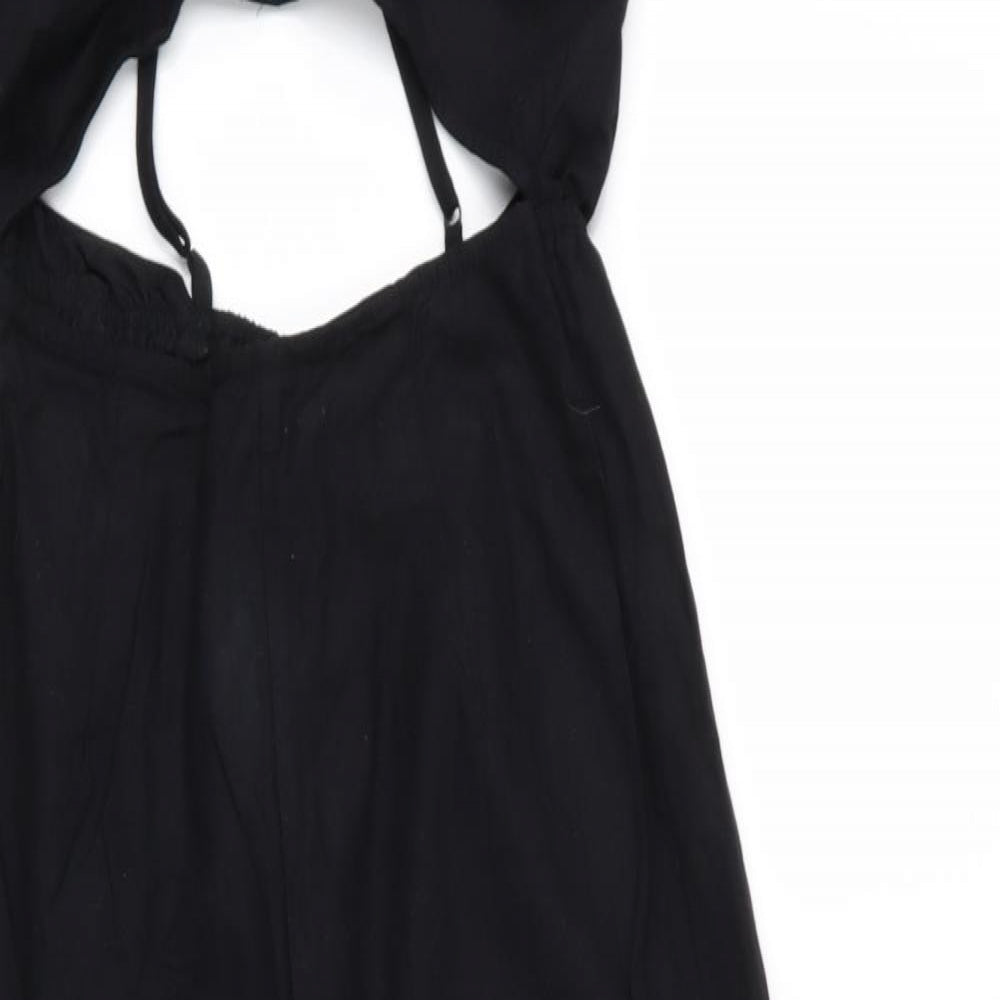 ASOS Womens Black  Woven Jumpsuit One-Piece Size 4 L22 in