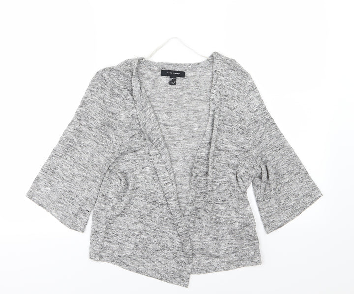 Atmosphere Womens Grey  Knit Cardigan Jumper Size 10