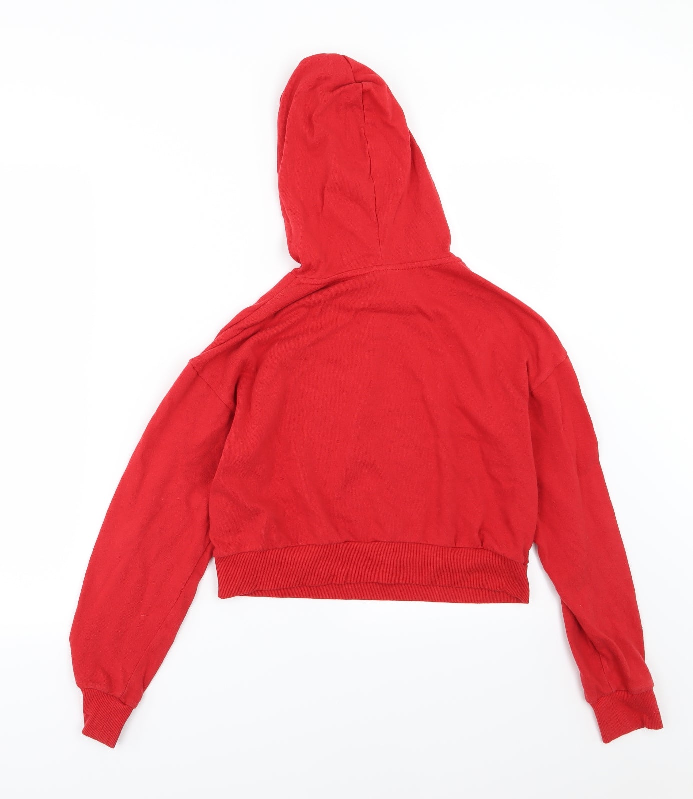 Divided by H&M Womens Red  Jersey Pullover Hoodie Size XS