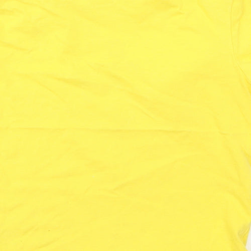 George Girls Yellow  Jersey Basic T-Shirt Size 3-4 Years  - Children in need