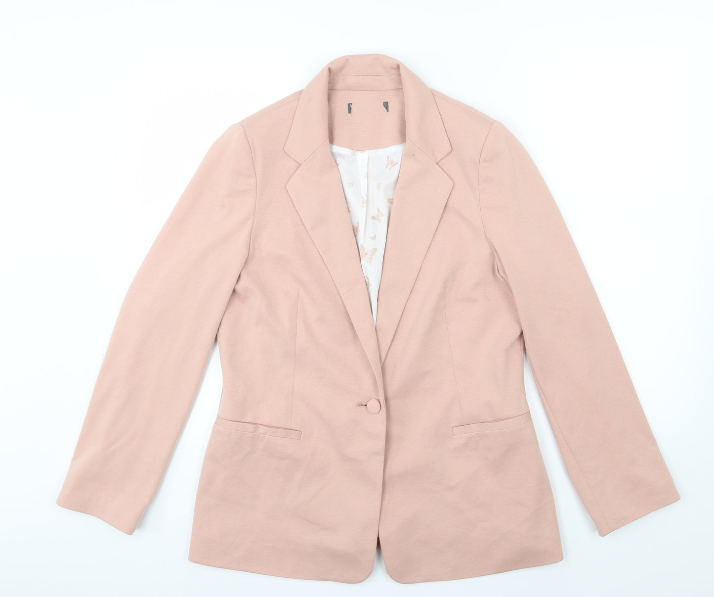 Primark Womens Pink   Jacket Blazer Size 14