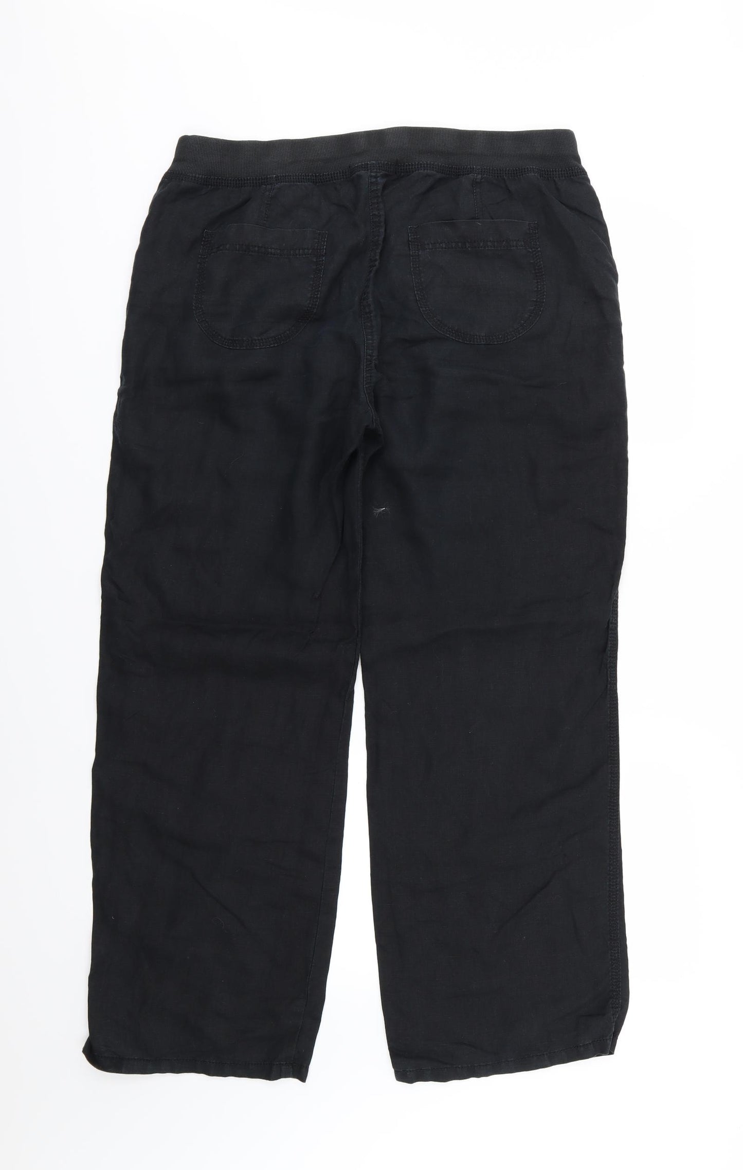 Marks and Spencer Womens Black   Trousers  Size 14 L30 in