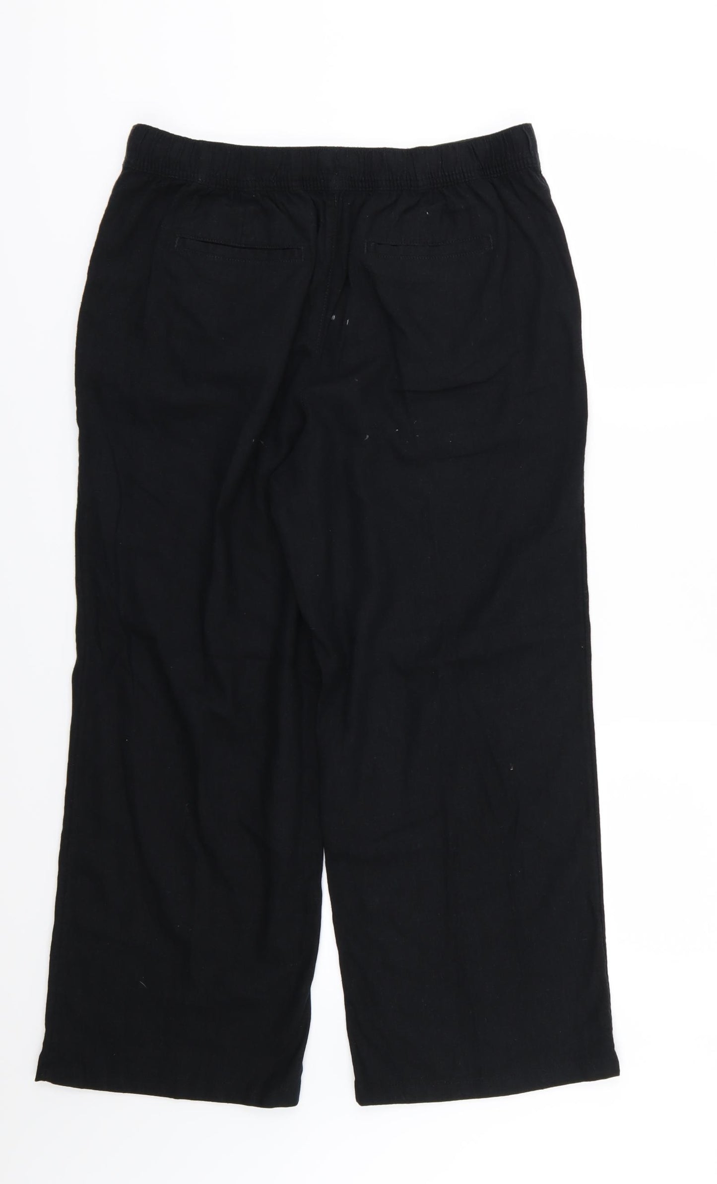 TU Womens Black   Trousers  Size 16 L25 in
