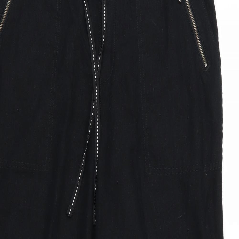 TU Womens Black   Trousers  Size 16 L25 in