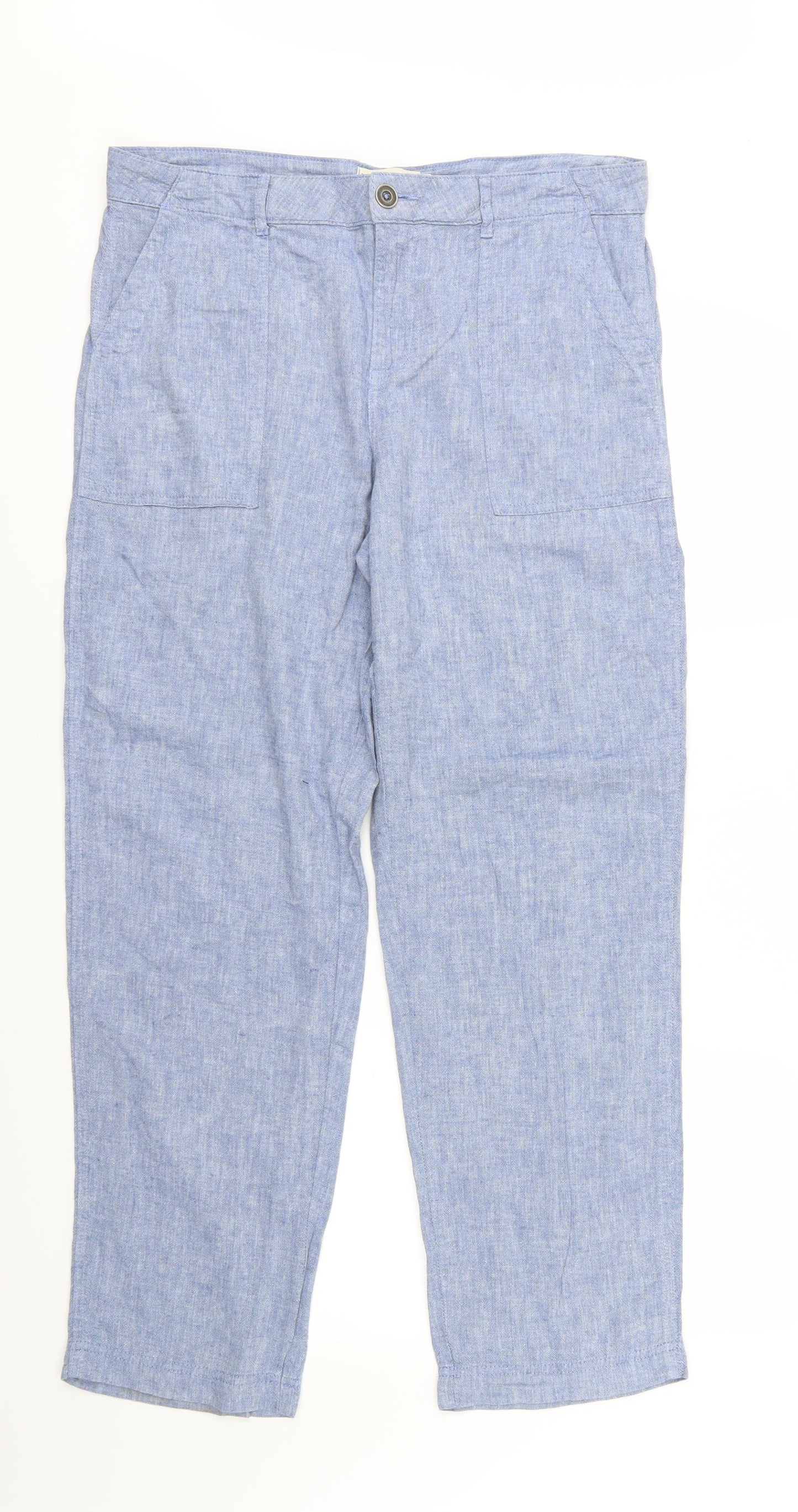F&F Womens Blue   Trousers  Size 14 L30 in