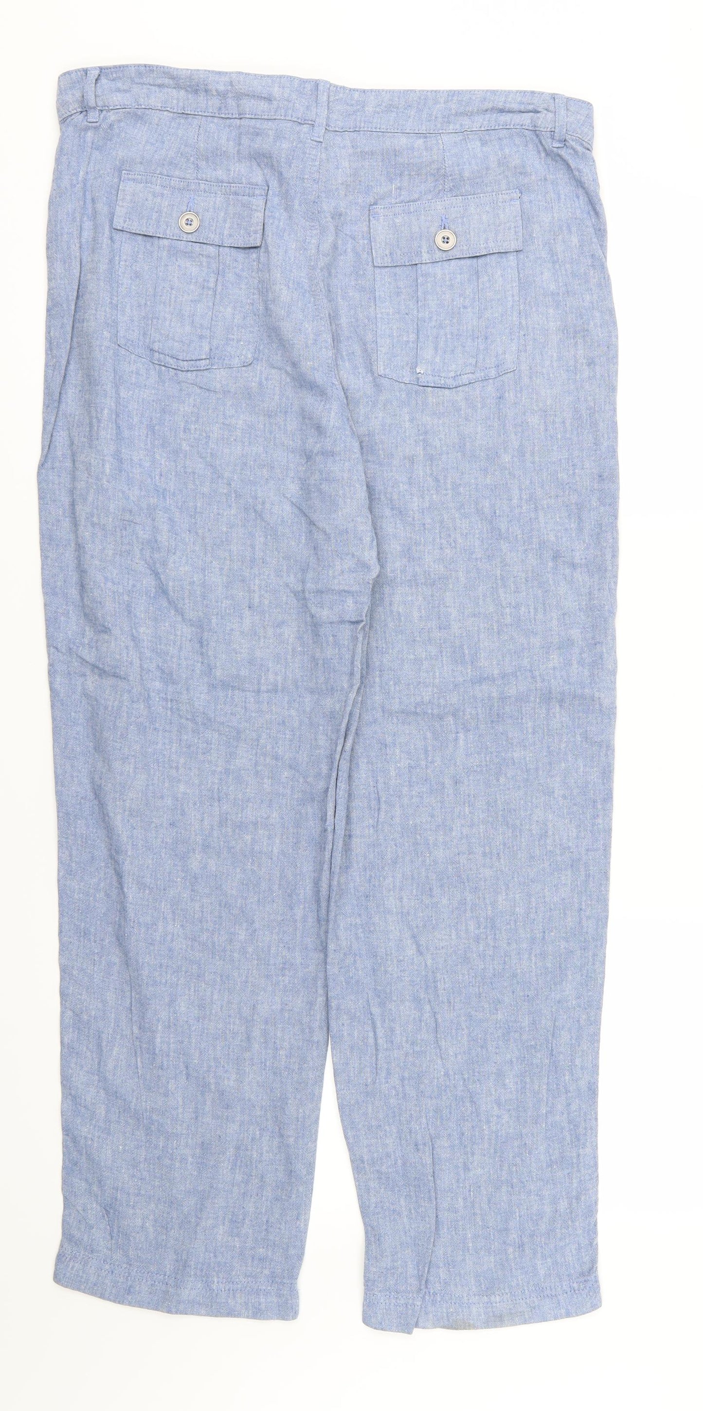 F&F Womens Blue   Trousers  Size 14 L30 in