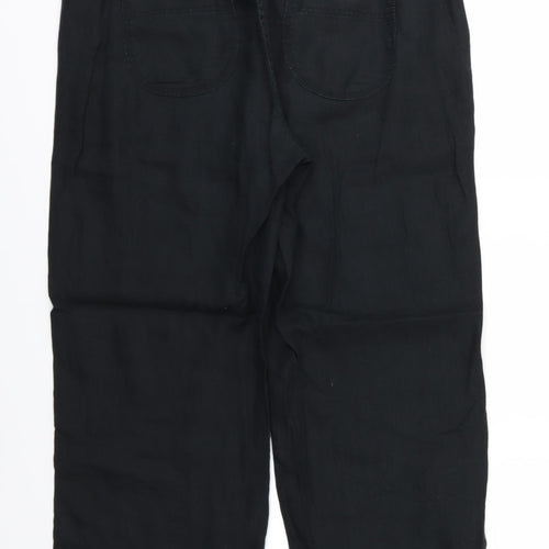 Marks and Spencer Womens Black   Trousers  Size 16 L26 in