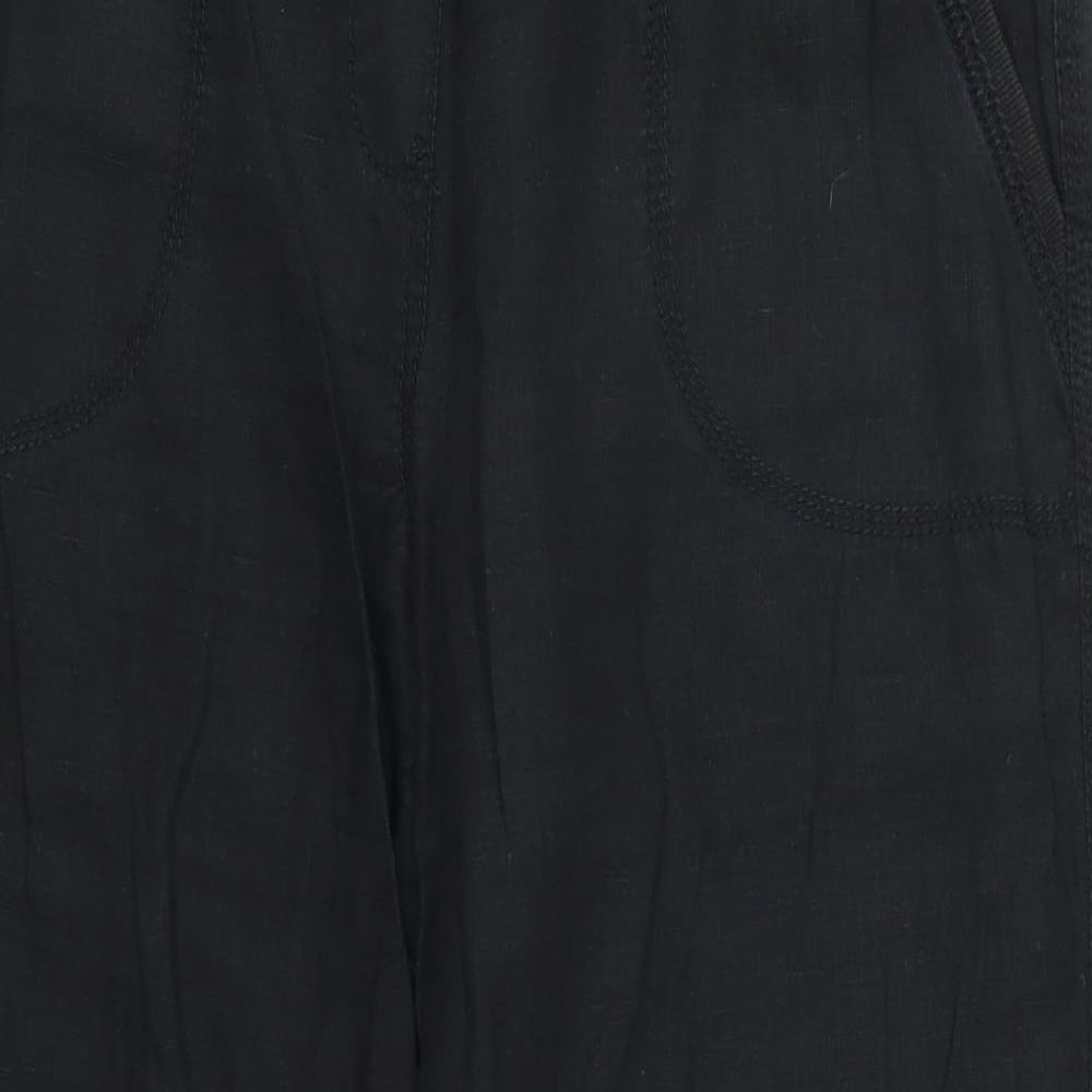 Marks and Spencer Womens Black   Trousers  Size 16 L26 in