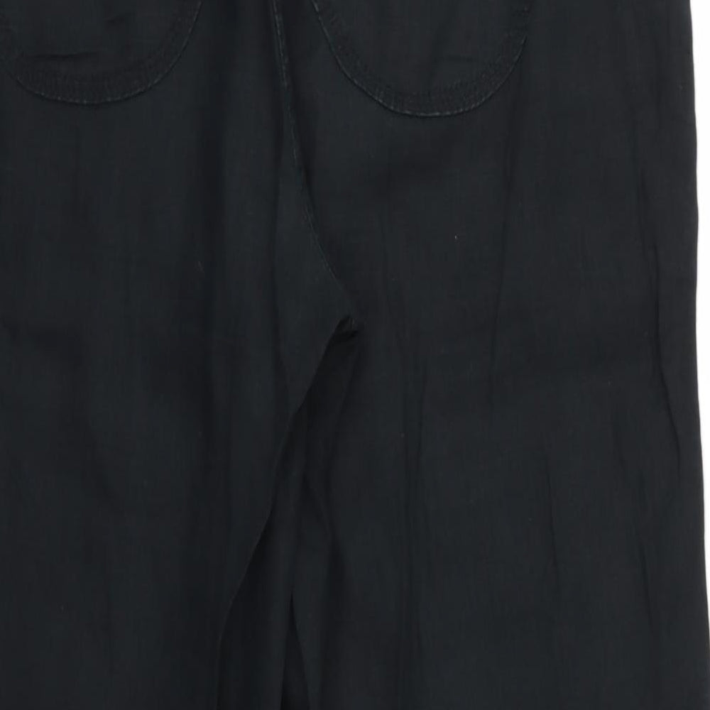 Marks and Spencer Womens Black   Trousers  Size 16 L26 in