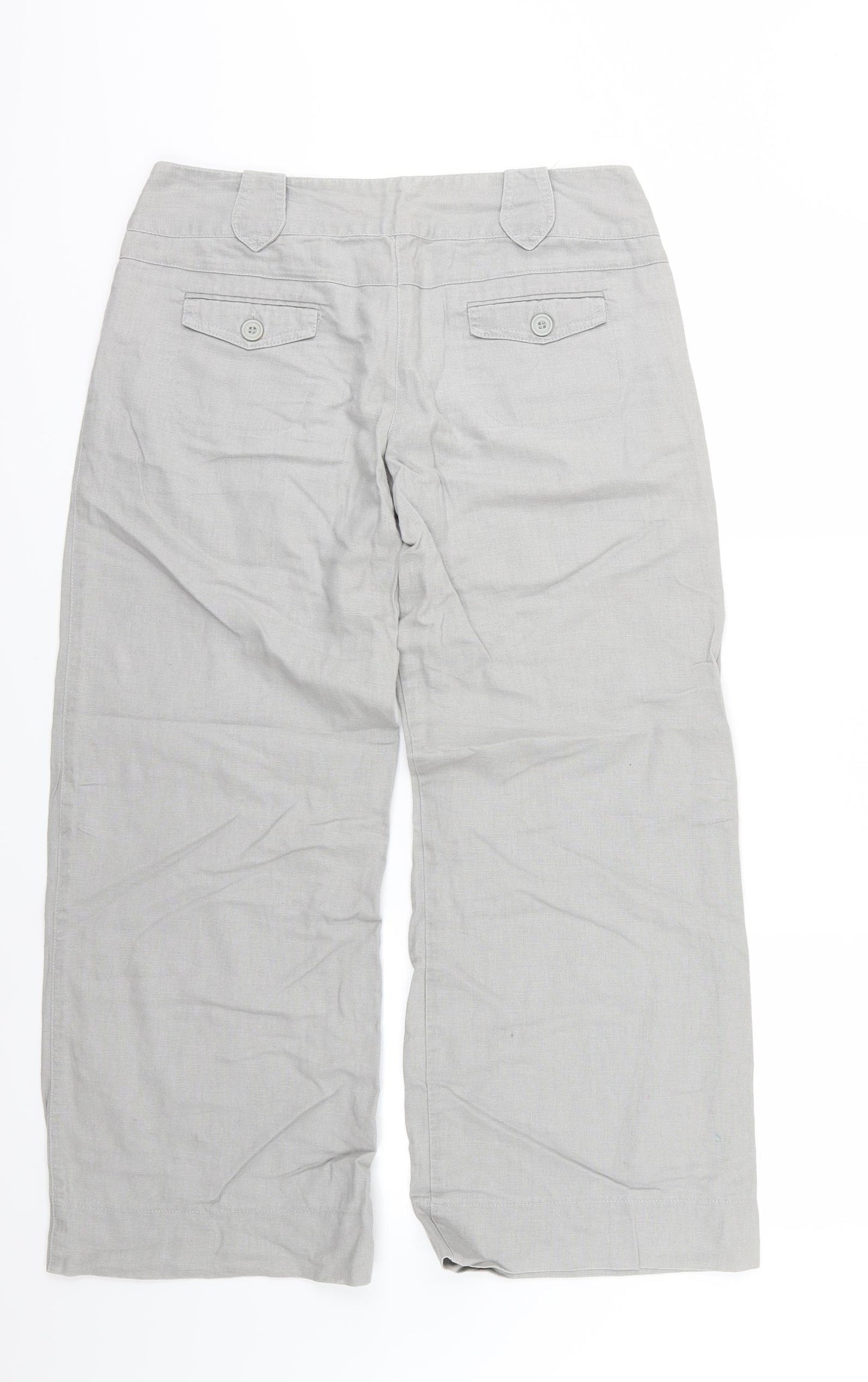 Topshop Womens Grey   Trousers  Size 12 L28 in