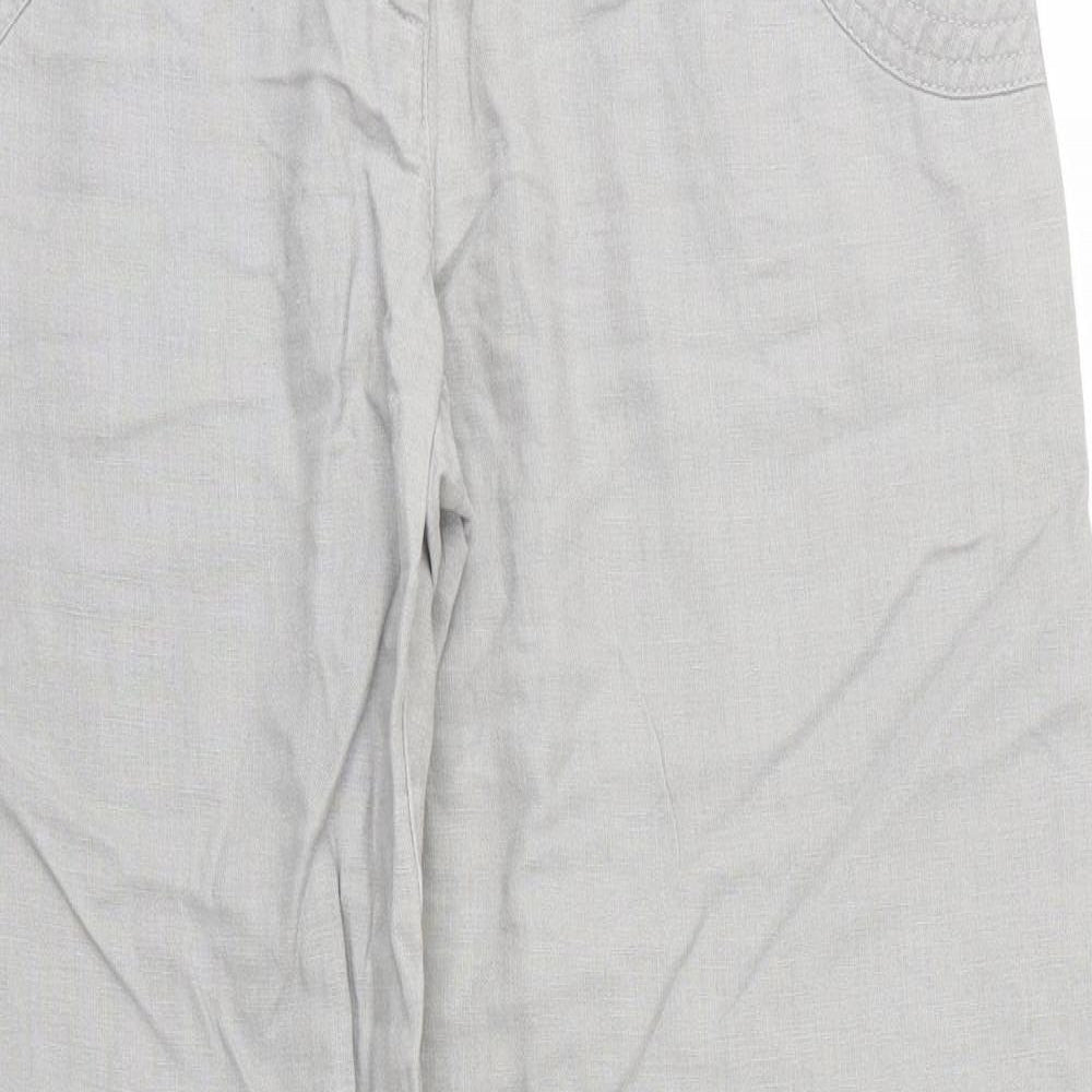 Topshop Womens Grey   Trousers  Size 12 L28 in