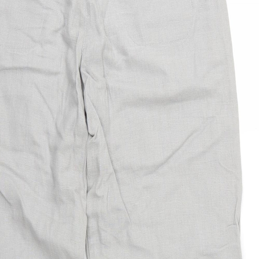 Topshop Womens Grey   Trousers  Size 12 L28 in