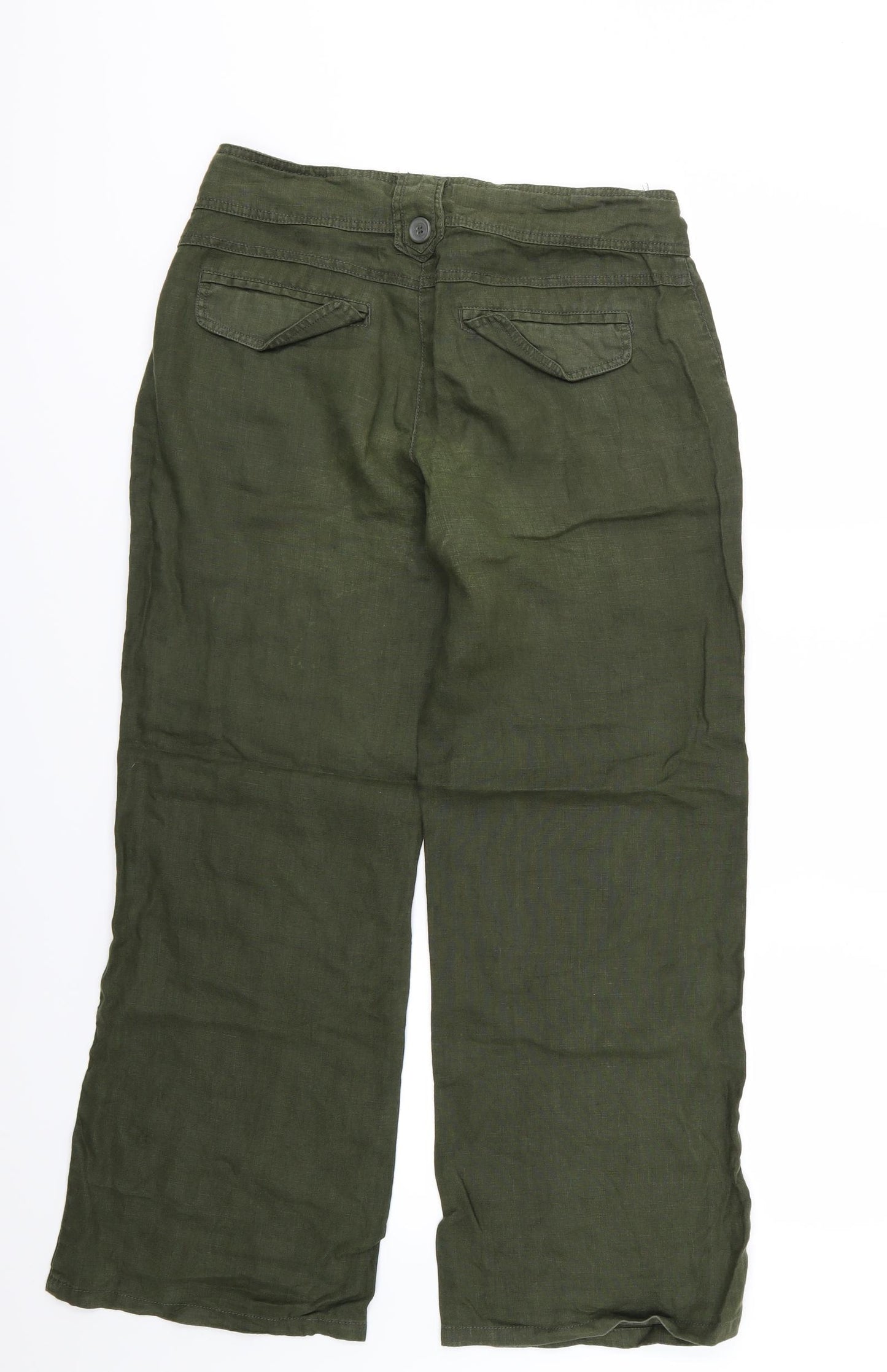 Monsoon Womens Green   Trousers  Size 10 L28 in - Short leg