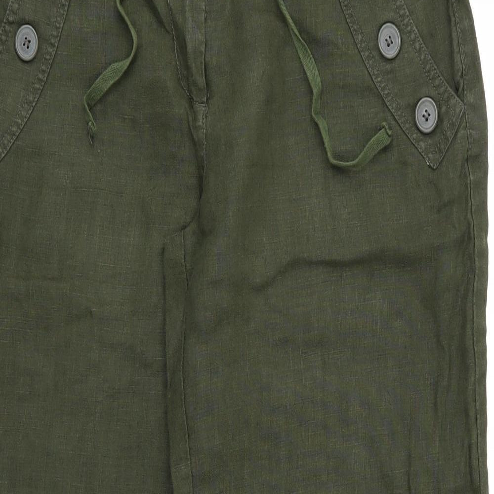 Monsoon Womens Green   Trousers  Size 10 L28 in - Short leg
