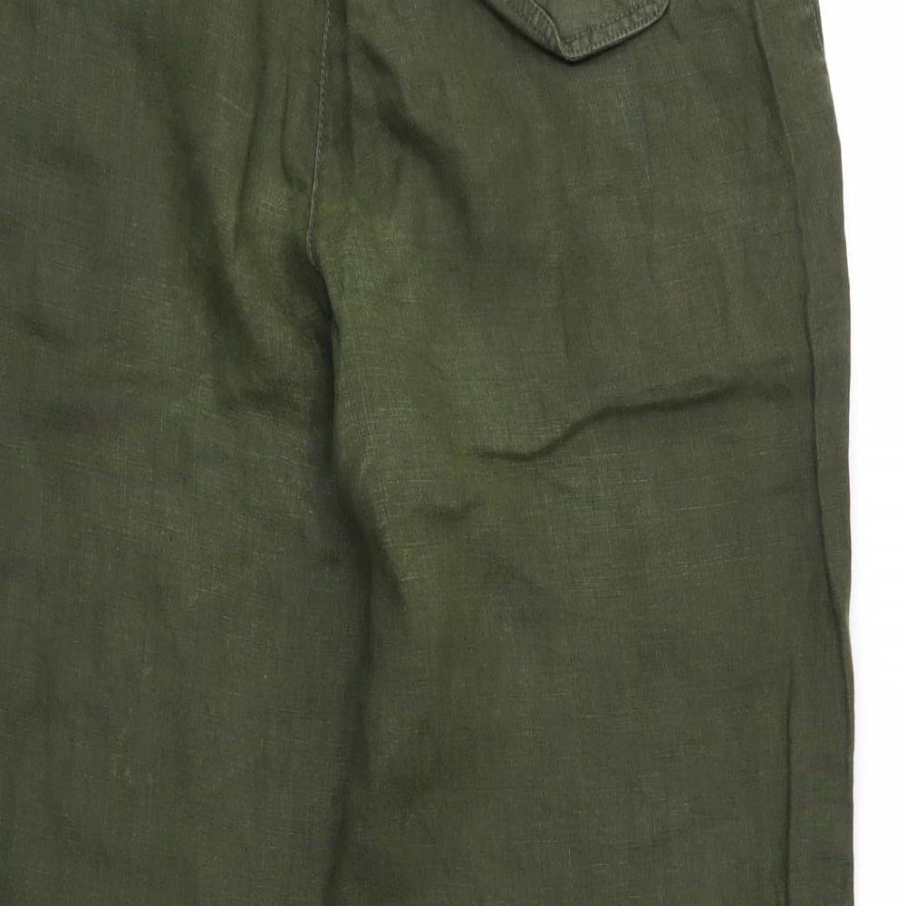 Monsoon Womens Green   Trousers  Size 10 L28 in - Short leg