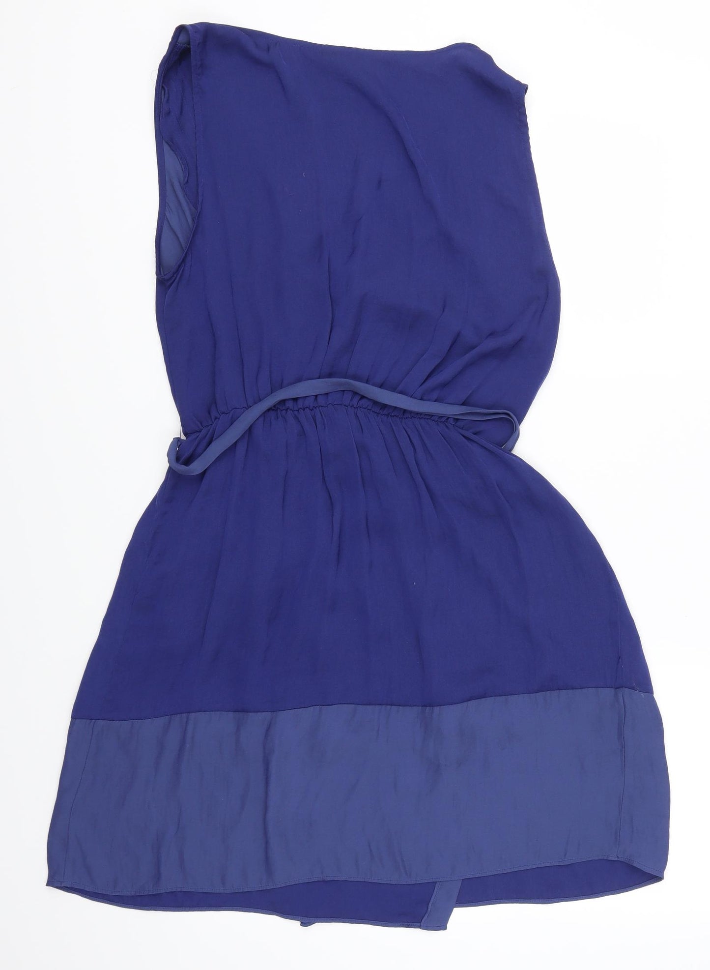 Zara Womens Blue   Skater Dress  Size L