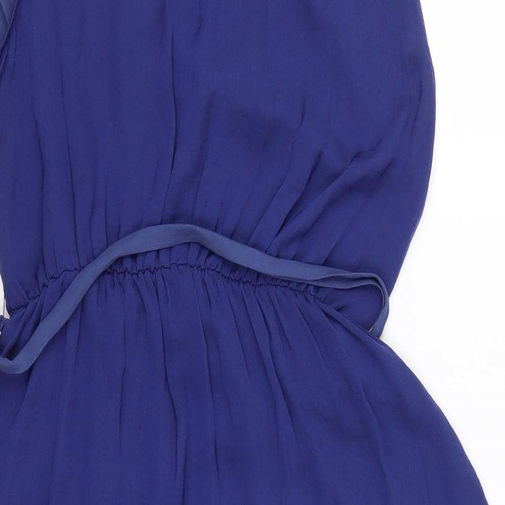 Zara Womens Blue   Skater Dress  Size L