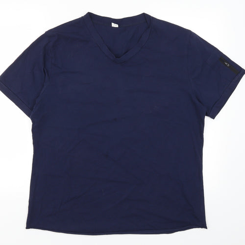 Preworn Mens Blue    T-Shirt Size L