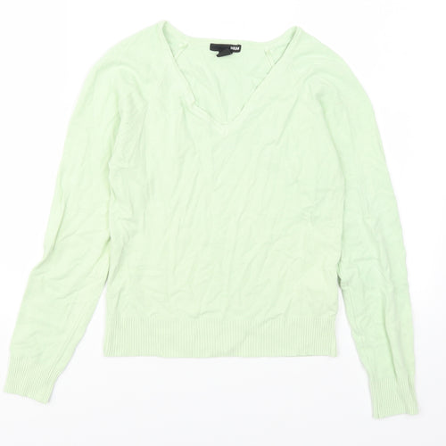 H&M Womens Green   Pullover Jumper Size S
