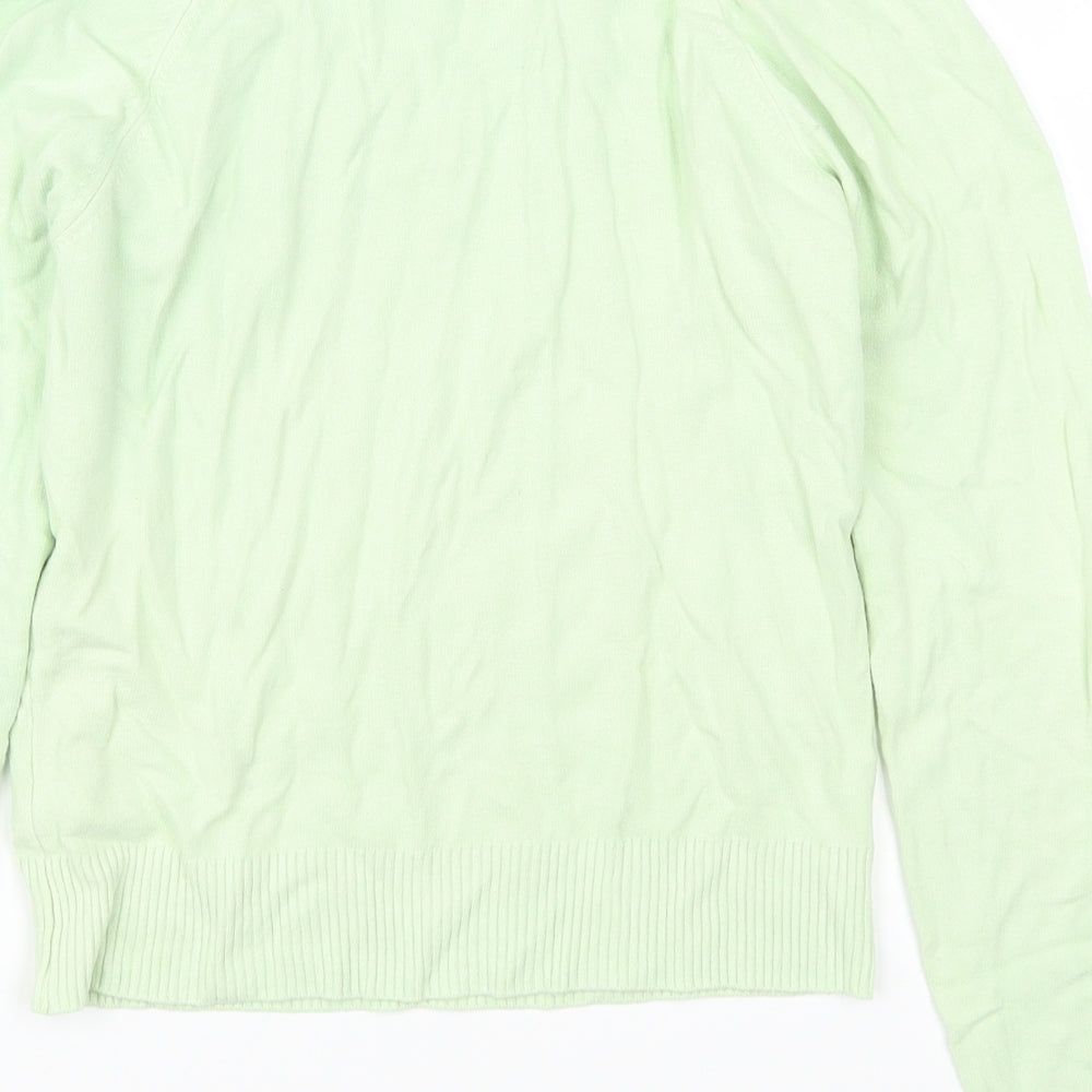 H&M Womens Green   Pullover Jumper Size S