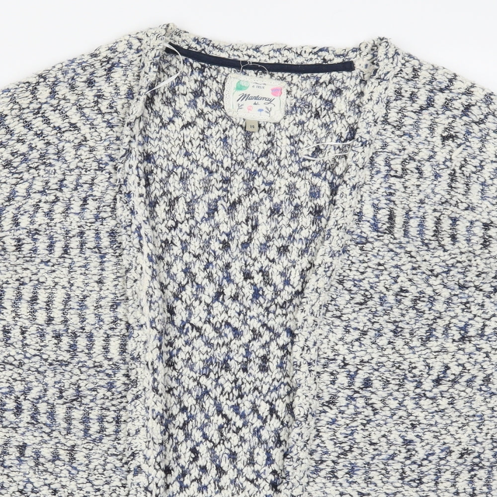 Mantaray Womens Blue   Cardigan Jumper Size 14