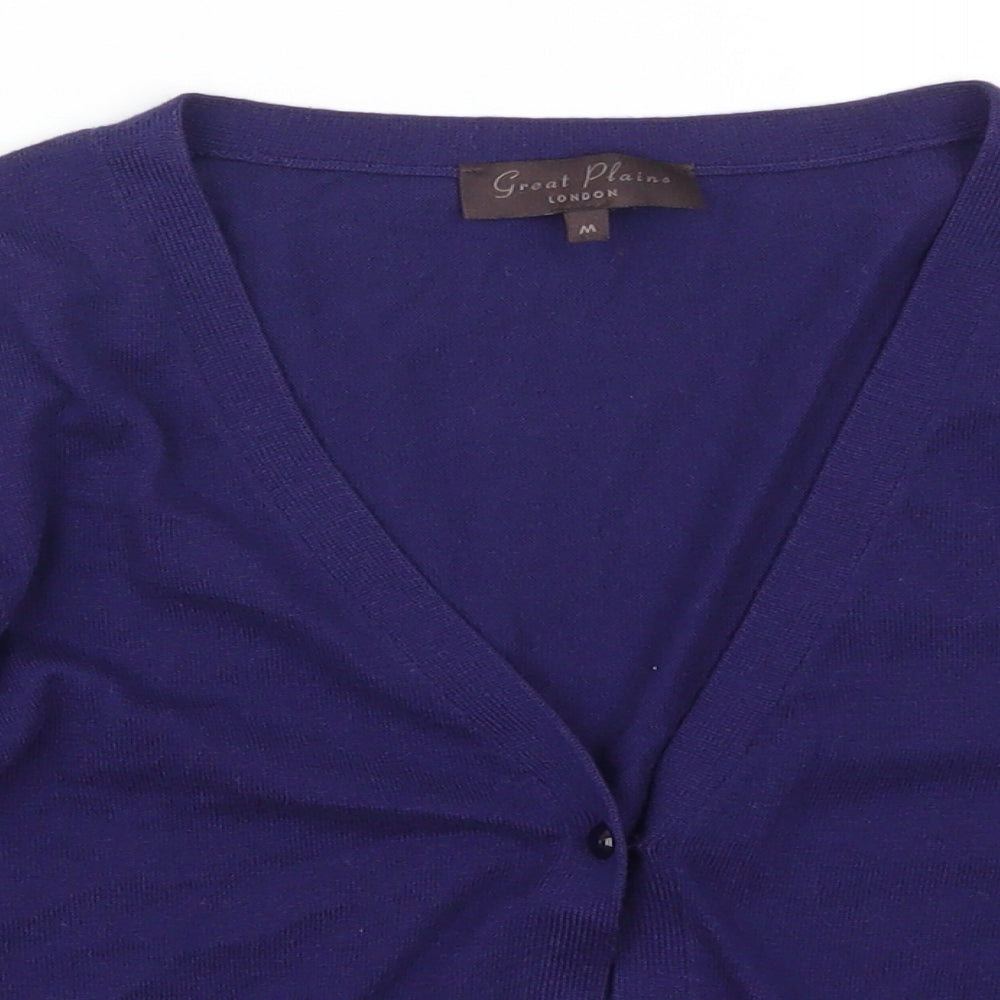 Great Plains Womens Blue   Cardigan Jumper Size M