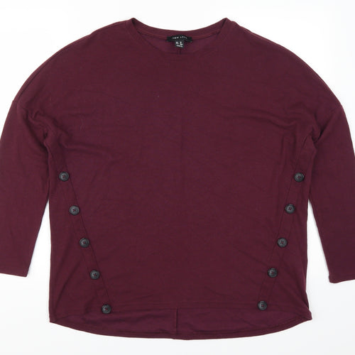 New Look Womens Purple   Pullover Jumper Size 10  - Plum