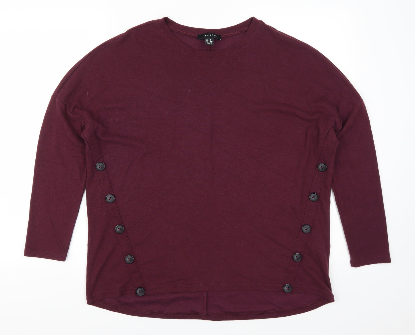 New Look Womens Purple   Pullover Jumper Size 10  - Plum