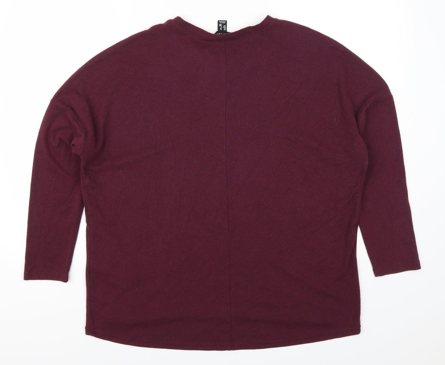 New Look Womens Purple   Pullover Jumper Size 10  - Plum