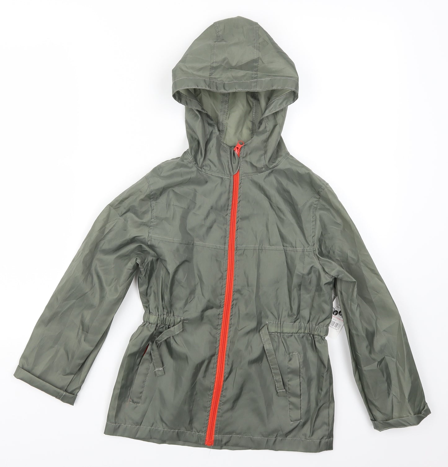 Pep & Co Boys Green   Anorak Coat Size 7-8 Years