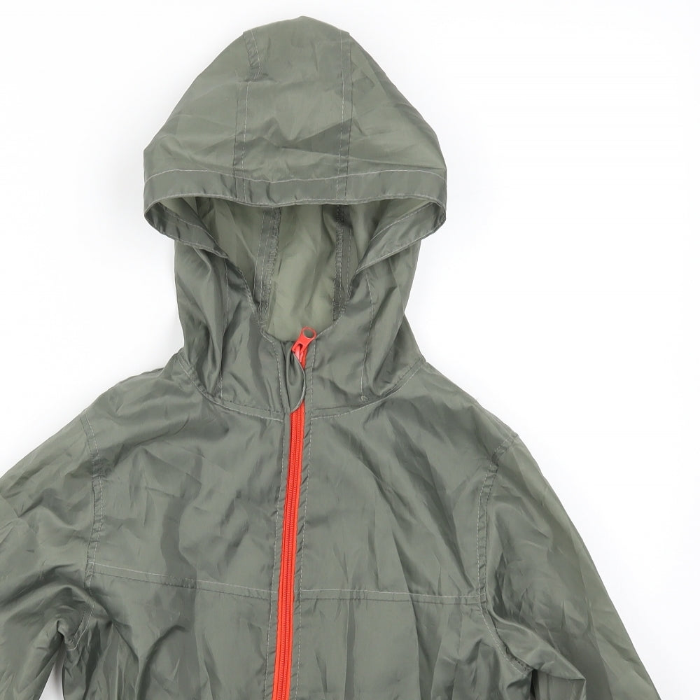 Pep & Co Boys Green   Anorak Coat Size 7-8 Years