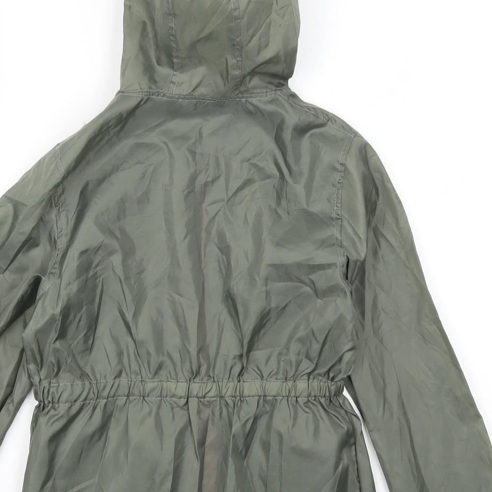 Pep & Co Boys Green   Anorak Coat Size 7-8 Years