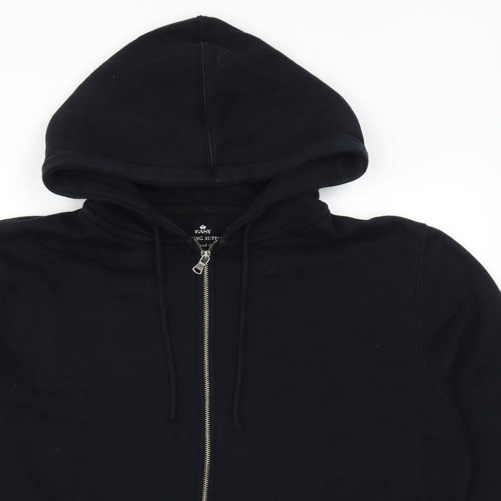 Easy Mens Blue   Full Zip Hoodie Size XL