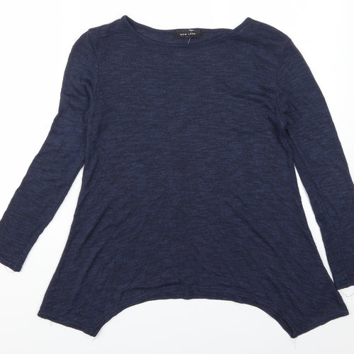 New Look Womens Blue   Basic T-Shirt Size 10